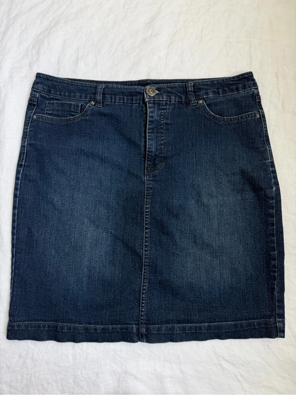 Style & Co. Dark Indigo Denim Pencil Skirt